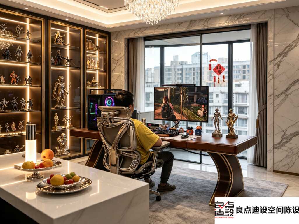 一居室软装设计 | 把小空间改成梦想电竞书房太香啦✨